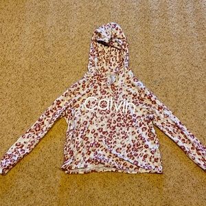 Calvin Klein cheetah print pull over
